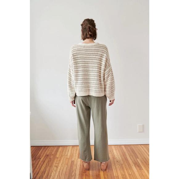 NEW WOL HIDE textured pullover sweater in bone - Picture 6 of 6